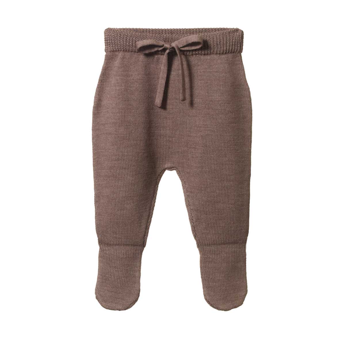 Nature Baby Merino Knit Footed Rompers